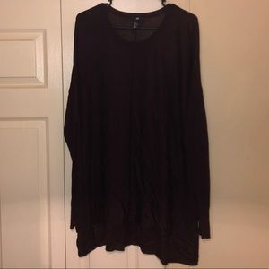 Burgundy Long Sleeve Sweater.